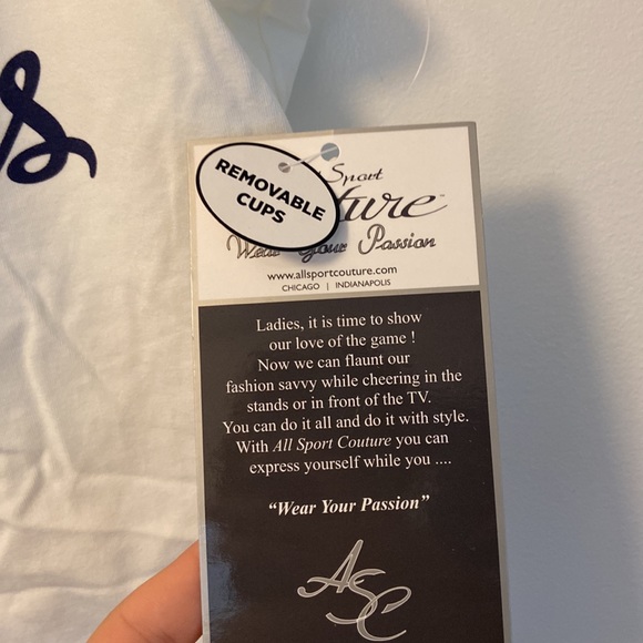 NWT New NFL San Diego Chargers Women's White Camisole Sz. L - Picture 3 of 7